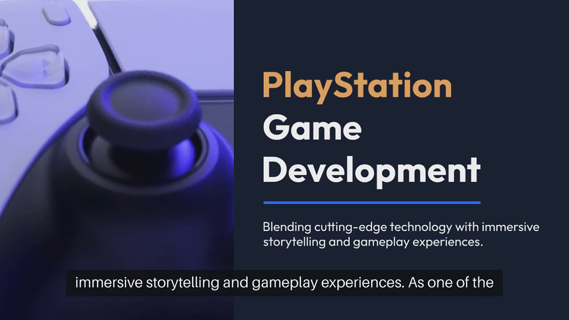 'Video thumbnail for PlayStation game development'