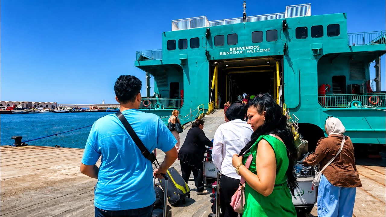 Video thumbnail for Spain to Tangier Morocco Ferry Crossing Strait of Gibraltar 2026 | Complete Travel Guide