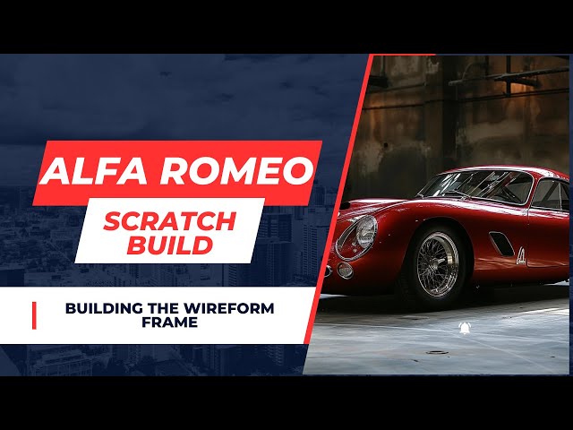 Video thumbnail for AI Alfa Romeo Scratch Build Series: The Wireform frame (Episode 3)