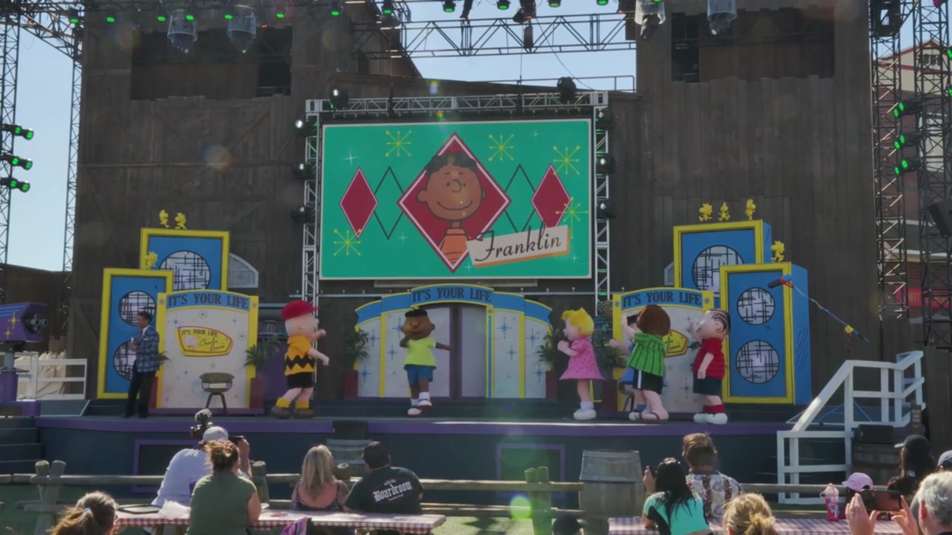 'Video thumbnail for It’s Your Life Charlie Brown Show Highlights from Knott’s Berry Farm'