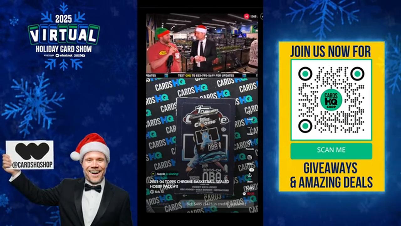 Video thumbnail for Sports Card Investor: $10,000+ Holiday Card Show Giveaways! LeBron, Wembanyama & More!