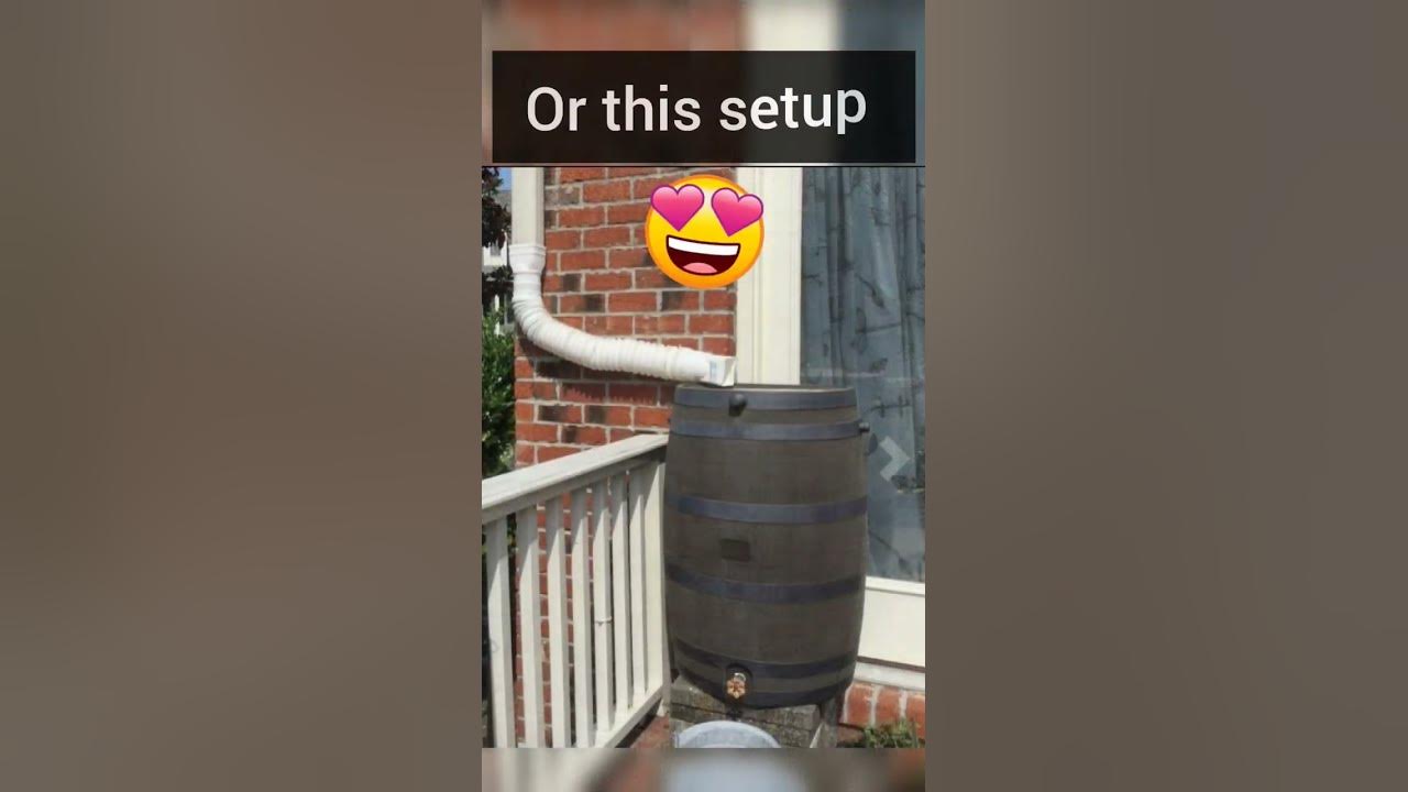 Video thumbnail for How To Save Money And Preserve Water With Your Own Easy Setup DIY Rain Barrel