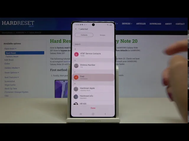 Video thumbnail for How to Block Number in SAMSUNG Galaxy Note 20 - Block Calls & Messages