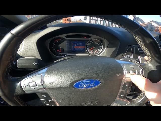 Video thumbnail for How to Check Car Status in Ford Mondeo IV ( 2007 - 2014 ) - Find Trip Info