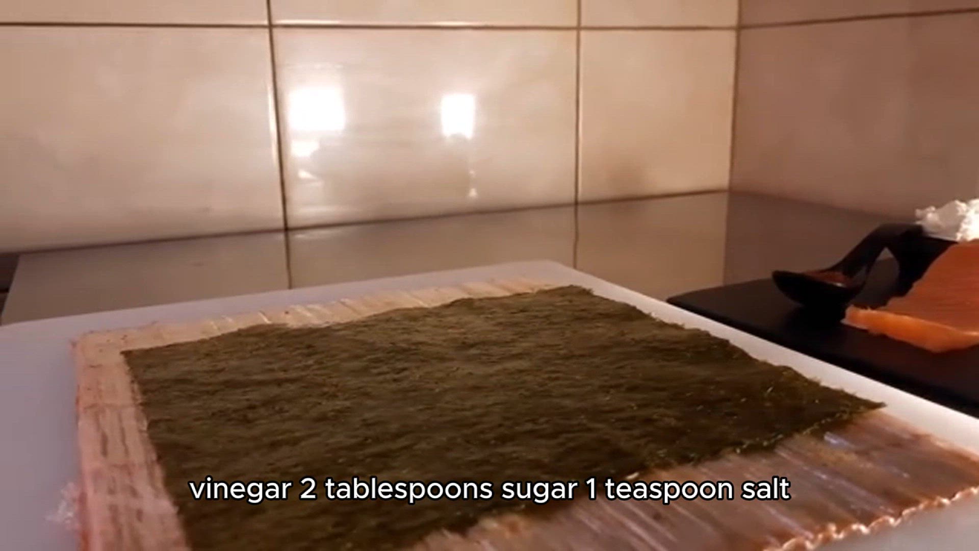 Video thumbnail for sushi recipe