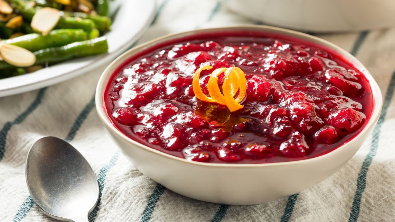 'Video thumbnail for Best cranberry sauce recipe: video blog'