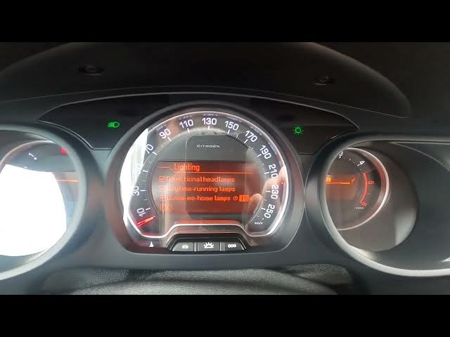 Video thumbnail for How to Enable or Disable Day Running Lights in Citroen C5 III ( 2007 – 2017 )