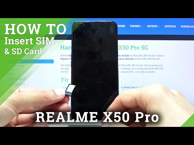 Video thumbnail for How to Insert SIM Card in Realme X50 Pro - Find Proper Card Sloths