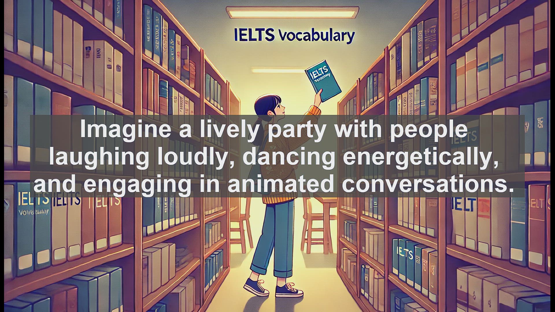 'Video thumbnail for 5000 Must Know IELTS 8.0 Vocabulary - Boisterous: A Lively Adjective for IELTS Success'