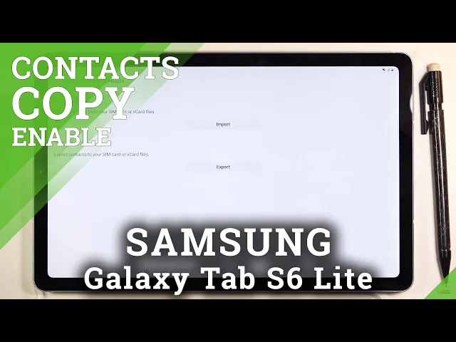 Video thumbnail for How to Copy Contacts in Samsung Galaxy Tab S6 Lite – Transfer Contacts