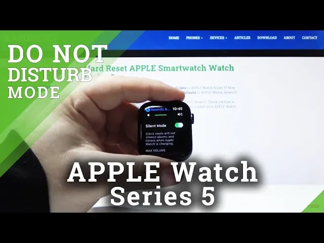 Video thumbnail for Silent Mode in APPLE Watch Series 5 – DND Mode / Audio Settings