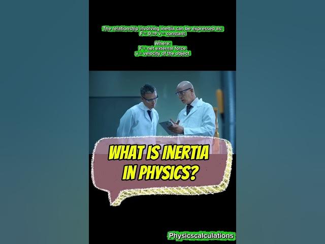 Video thumbnail for What is inertia in physics? #physics #science #inertia #youtubeshorts #ytshorts