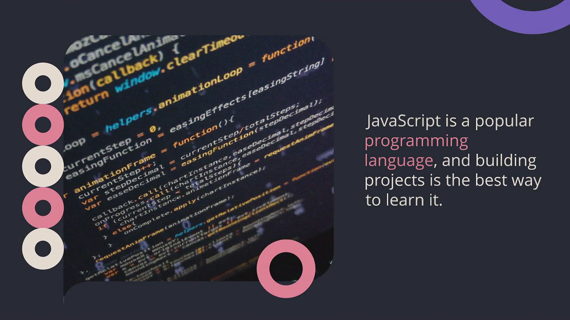 'Video thumbnail for 10 Unique JavaScript Project Ideas To Build Your Skills'