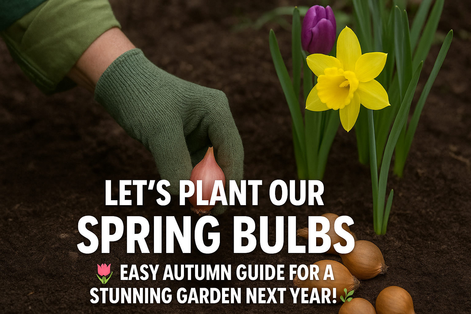 Video thumbnail for 🎥 ✅ “Let’s Plant Our Spring Bulbs 🌷🌼 | Easy Autumn Guide for a Stunning Garden Next Year! 🌿✨”