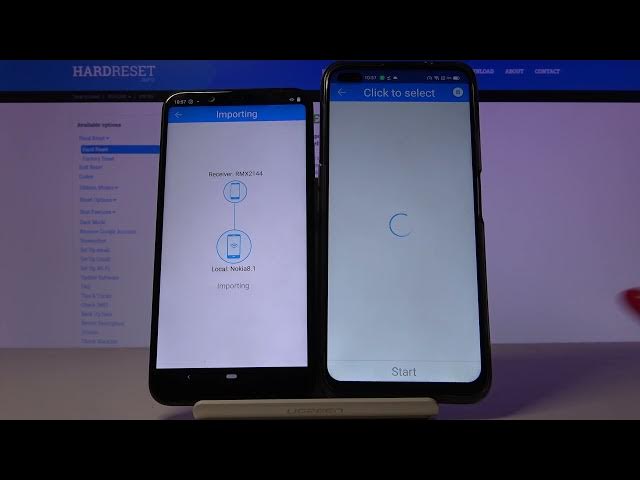 Video thumbnail for How to Transfer Data from Android Phone to REALME X50 5G – Move Data Without Cable by CLONEit