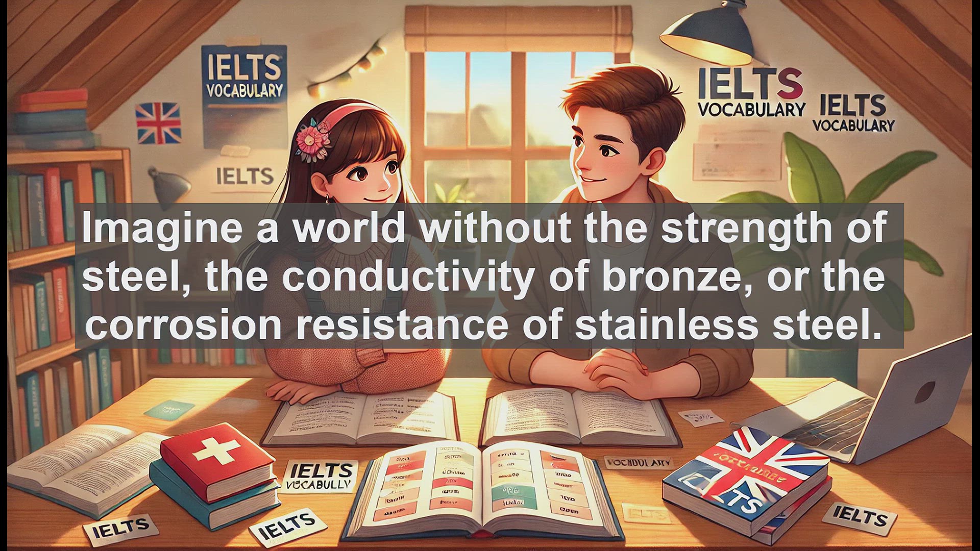 'Video thumbnail for 2000 Must Know IELTS 9.0 Vocabulary - Mastering 'Alloy' for IELTS Band 9: Definition, Usage, and Examples'