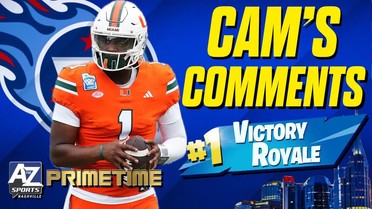 Video thumbnail for Cam Ward's Fortnite appearance sends Titans fans into a frenzy