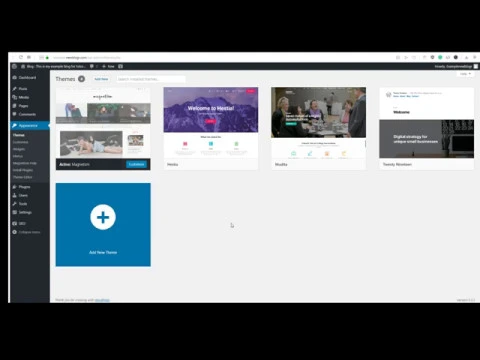 Video thumbnail for How do I delete a WordPress theme?