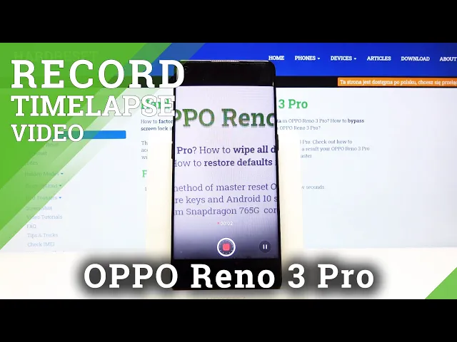 Video thumbnail for How to Record Timelapse in OPPO Reno 3 Pro – Record Short Video