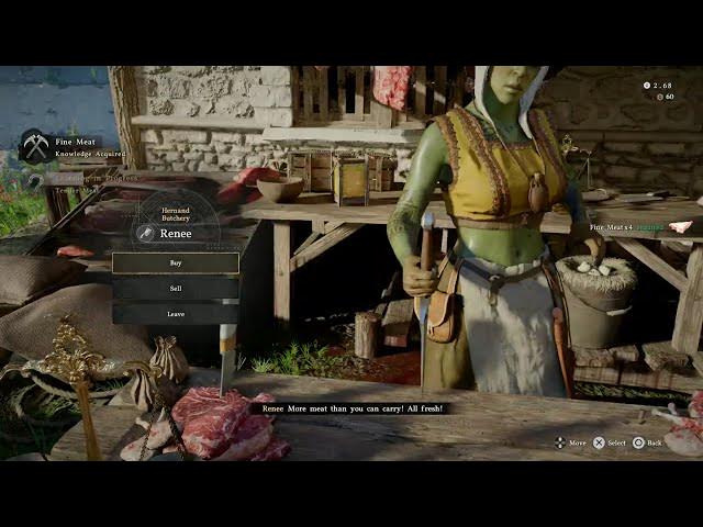 Video thumbnail for Crimson Desert - Chapter 2: Renee's Request: Meet Renee and Delkin: Buy Small Bags Hernand Gameplay