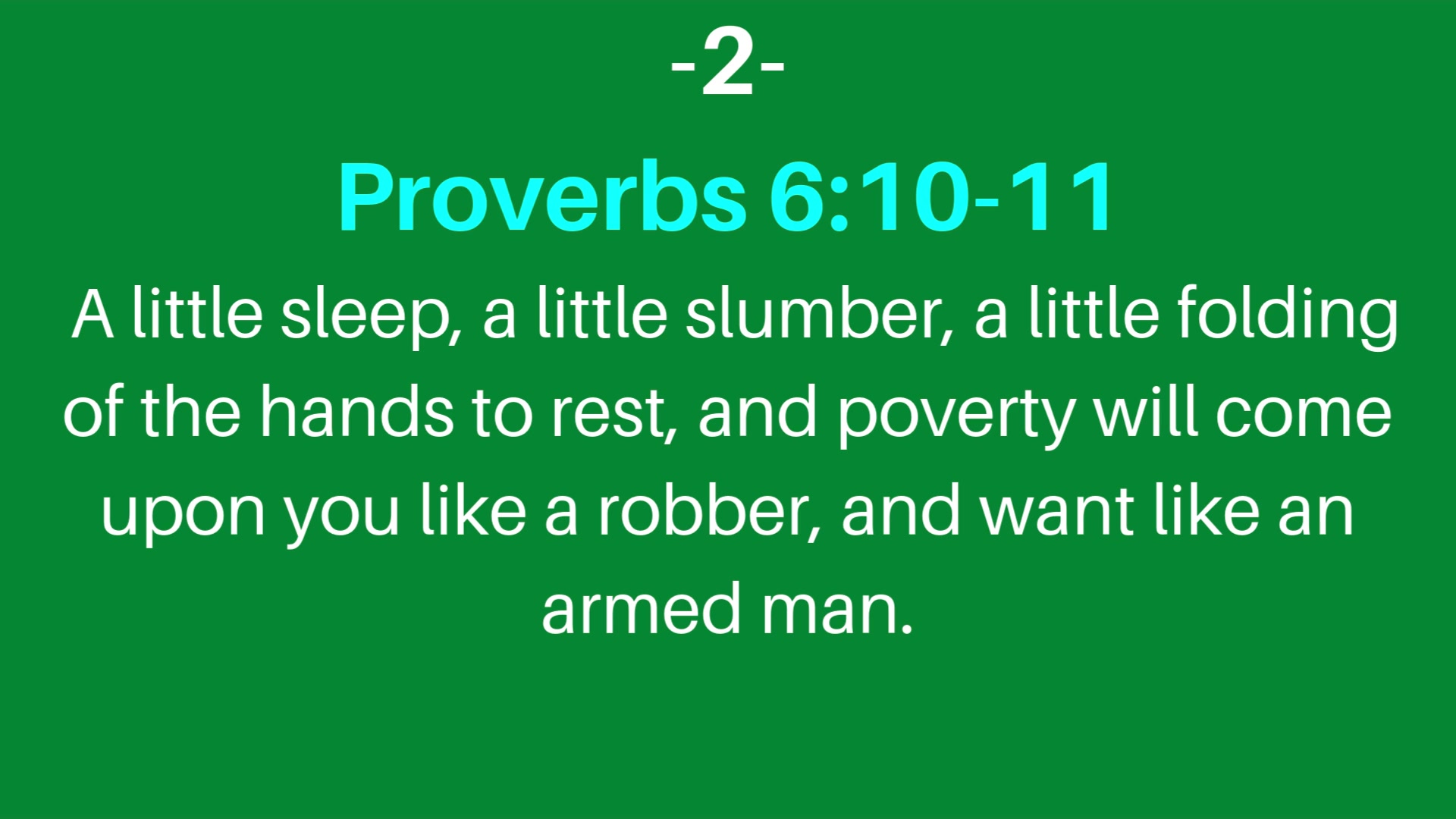 Video thumbnail for 10 Scriptures Against Laziness