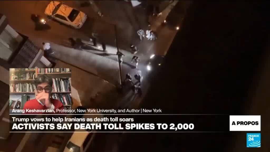 Video thumbnail for 'Very little evidence of mass organisation by protesters' to take over Iran government, analyst says