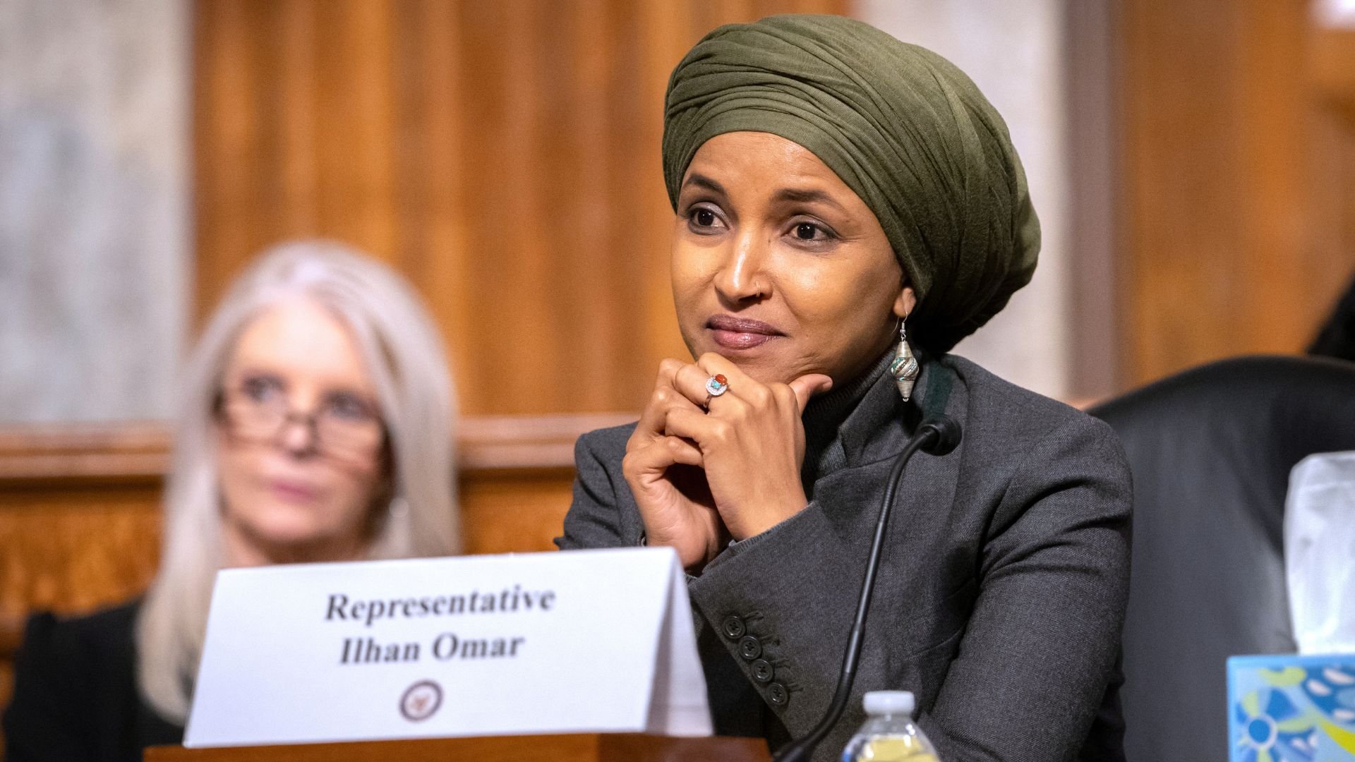 Video thumbnail for Ilhan Omar says she ‘will not be silenced’ after US agents raid her home