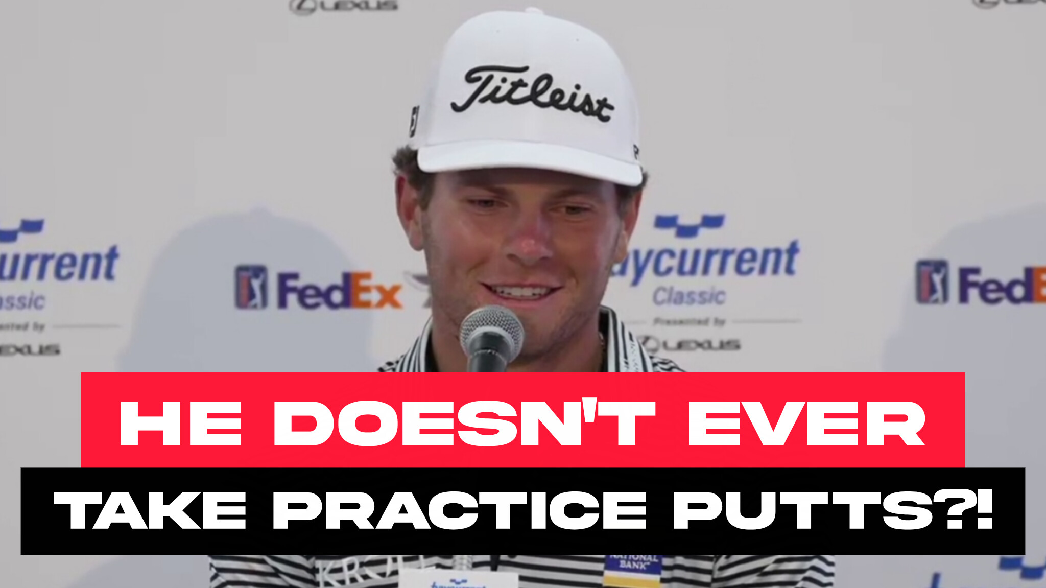 Video thumbnail for Why Michael Brennan never takes practice putting strokes