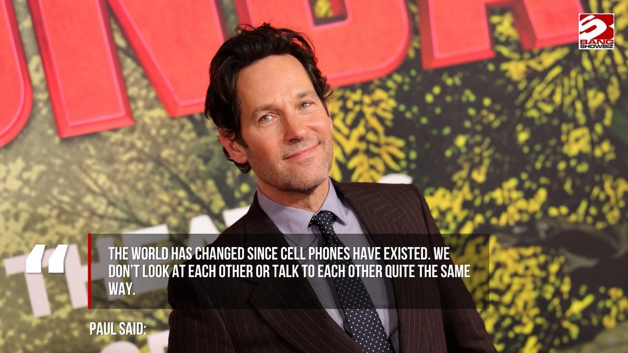 Video thumbnail for Paul Rudd embraces phone ban on movie sets.