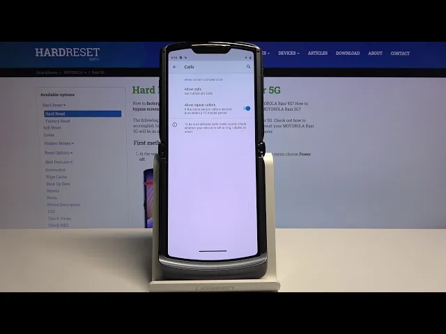 Video thumbnail for How to Enable DND Mode in Motorola Razr 5G - Do Not Disturb Mode