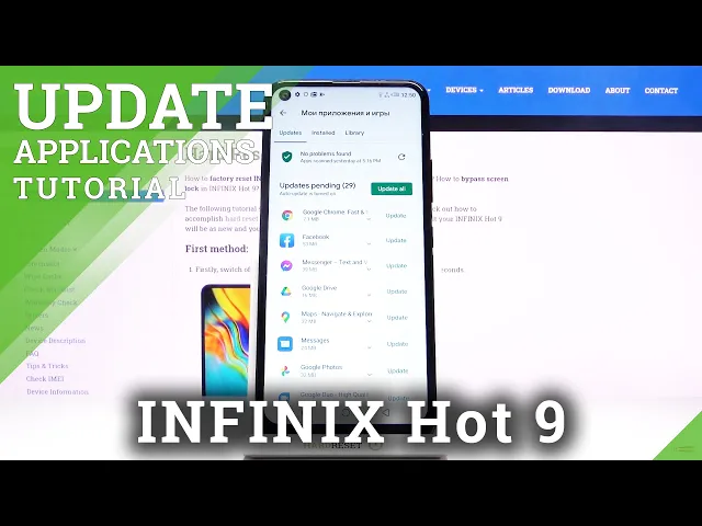 Video thumbnail for How to Update Apps on INIFIX Hot 9 – Find The Newest App Versions