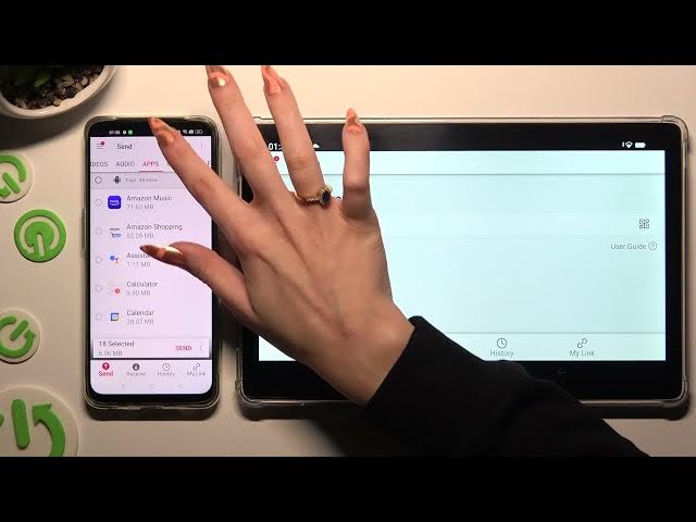 Video thumbnail for How to Transfer Files from an Android Device to HOTWAV Pad 8 - Use Send Anywhere app
