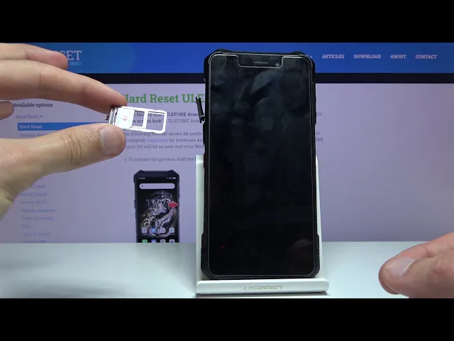 Video thumbnail for How to Insert SIM and SD into ULEFONE Armor X5 - Install Nano SIM & Micro SD Card