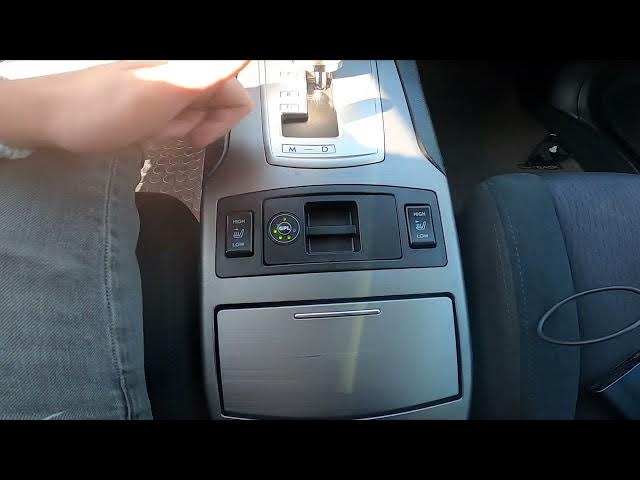 Video thumbnail for How to Enable or Disable Seat Heating in Subaru Legacy V ( 2009 – 2015 ) | Use Seat Heating