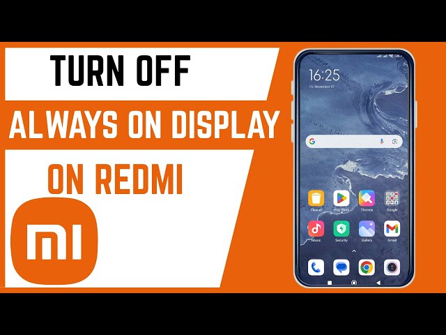 Video thumbnail for How To Turn Off Always On Display On Redmi Smartphone