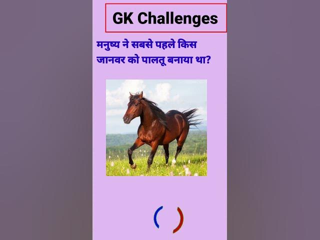 Video thumbnail for मनुष्य ने सबसे पहले किस जानवर को पालतू बनाया था?#shorts