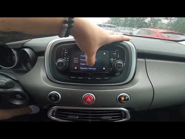Video thumbnail for How to Enable or Disable AF for Car Radio in Fiat 500X Crossover ( 2014 – 2018 ) | Use AF in Radio