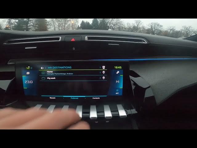 Video thumbnail for How to Set Home Adres for Navigation in Peugeot 508 II ( 2018 - now ) - Define Home Address