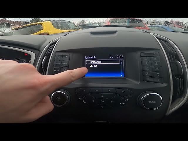 Video thumbnail for How to Check Software Version in Ford Edge II ( 2015 – 2020 ) | Manage System