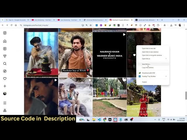 Video thumbnail for Build Social Media Management Tool | Download Client Instagram/Twitter Posts | Node.js Express App