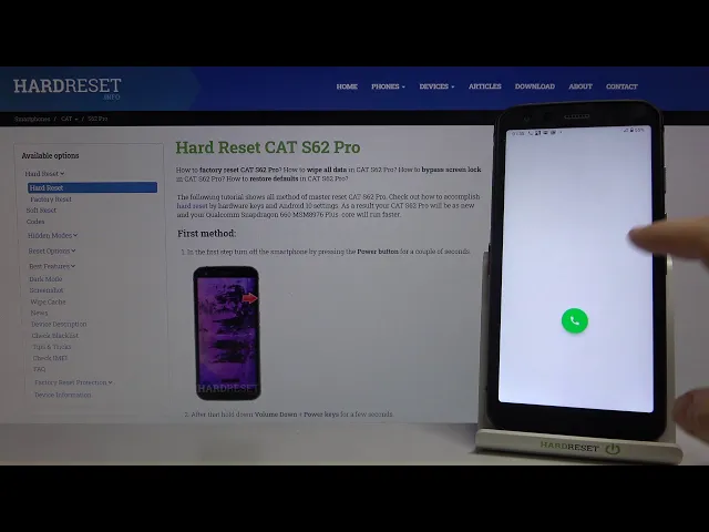 Video thumbnail for CAT S62 PRO - Call Settings & Incoming Call Animation