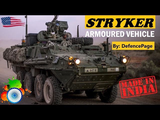 Video thumbnail for India To test US Stryker in Ladakh, PAK Army Exposed, 35000 AK203 Delivered. | Defence Page Updates