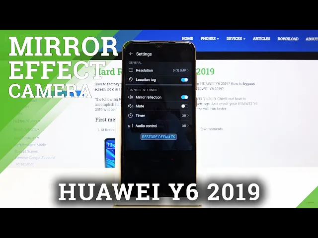 Video thumbnail for How to Manage Camera Mirror Effect on HUAWEI Y6 2019