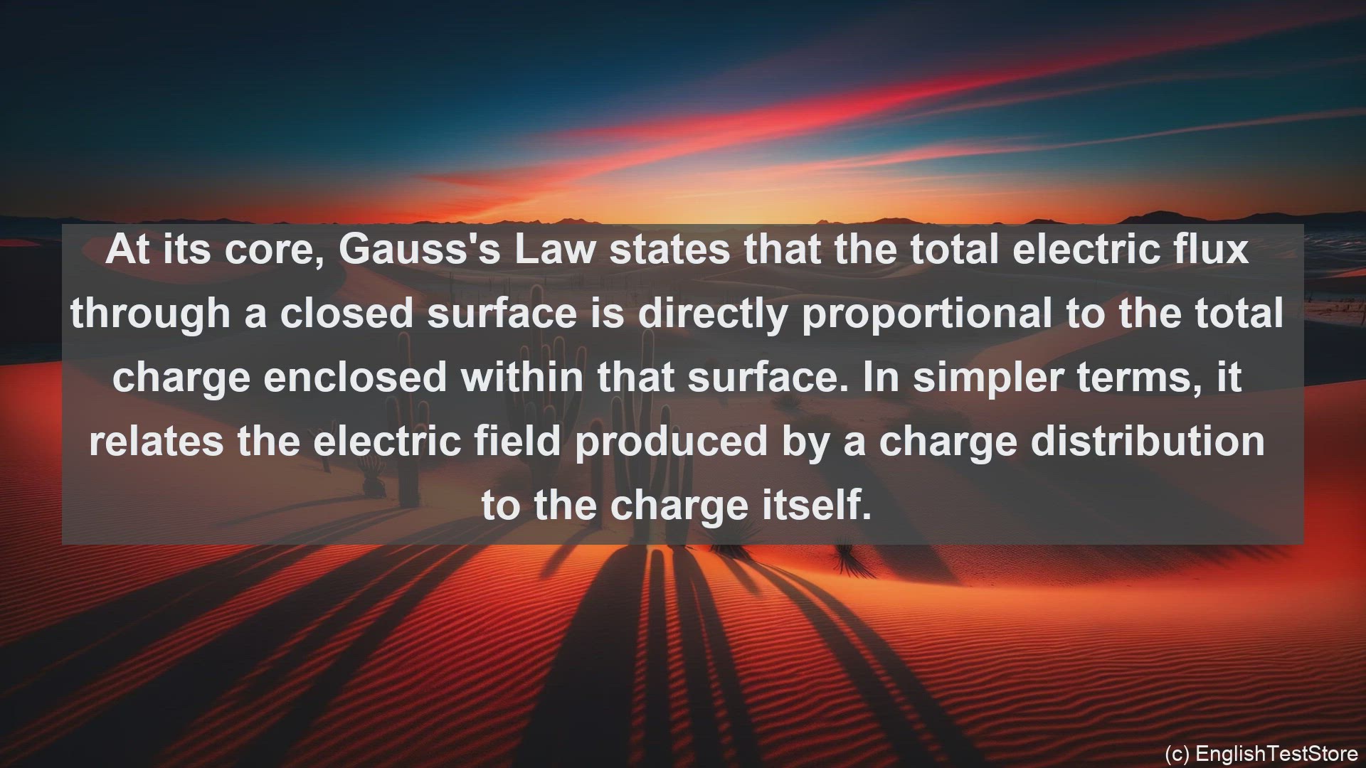'Video thumbnail for Gauss law in science  definition and examples'