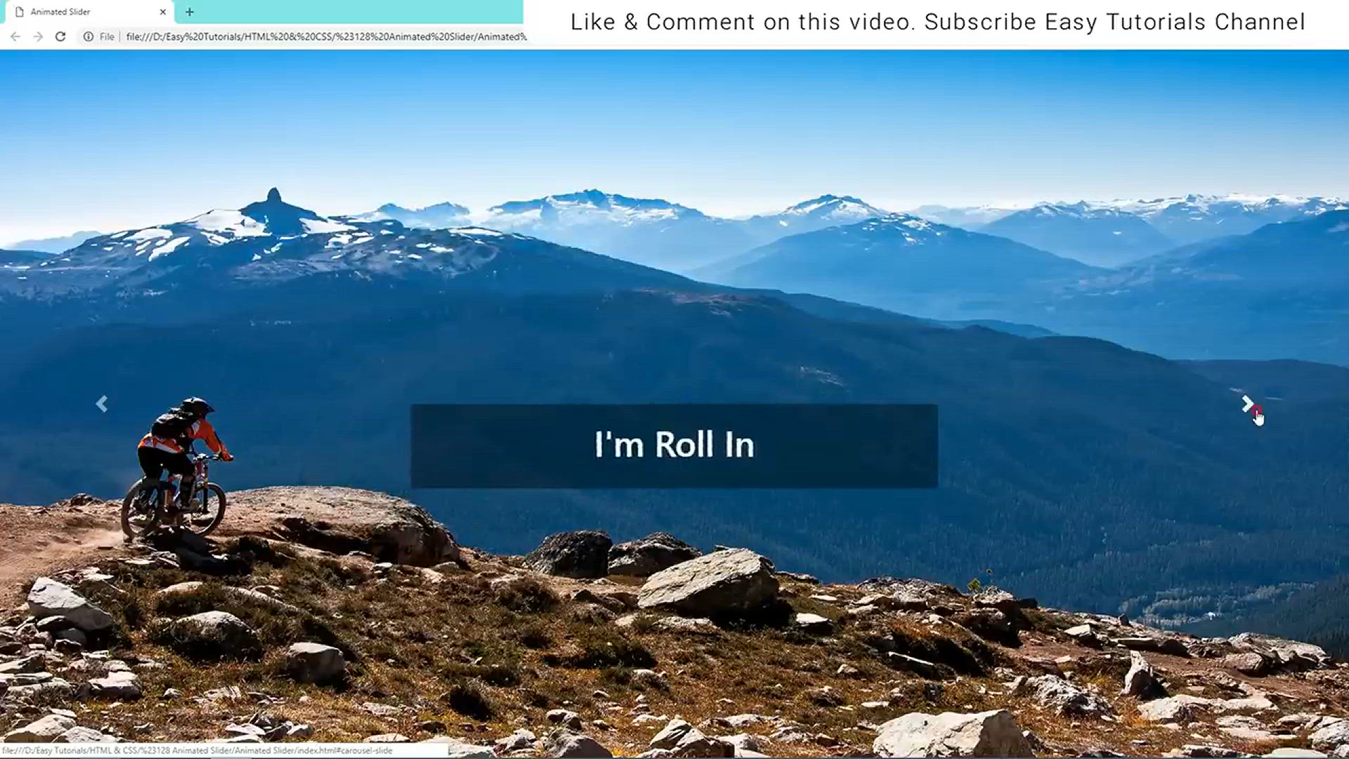 'Video thumbnail for How To Make Animated Image Slider In Website Using HTML CSS And Bootstrap'