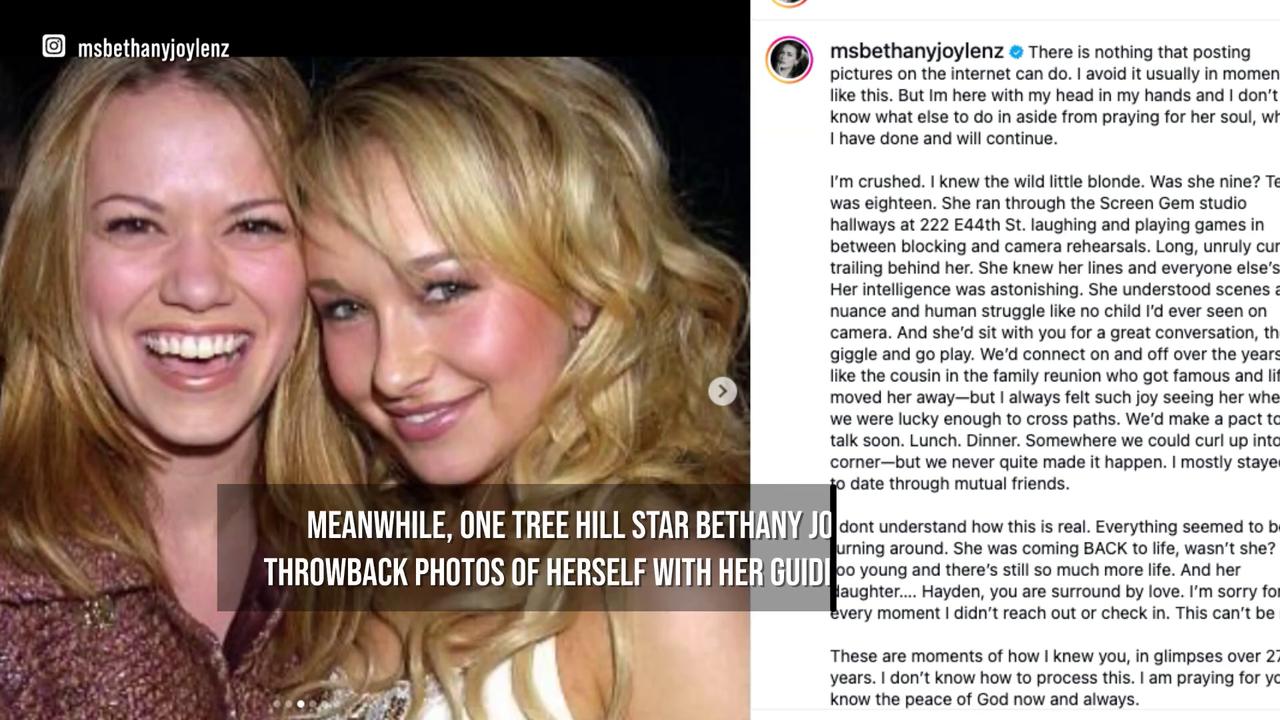Video thumbnail for Selma Blair leads tributes to Hayden Panettiere.