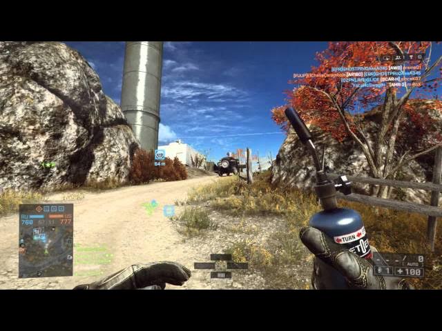 Video thumbnail for Battlefield 4 - Second Assault: Conquest on Caspian Border 2014 Map: MX4 Angled Grip Unlocked, T90 A