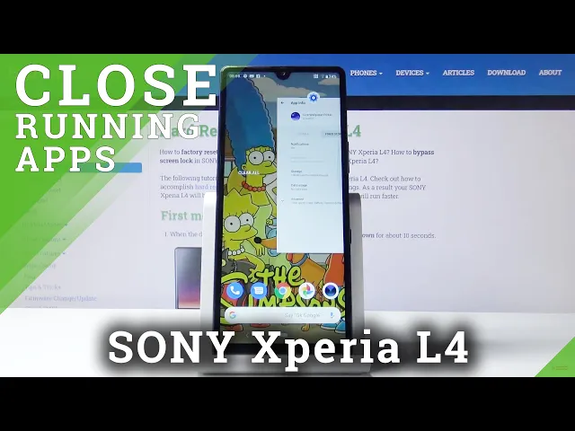 Video thumbnail for How to Turn Off Running Apps in SONY Xperia L4 – Close Background Apps