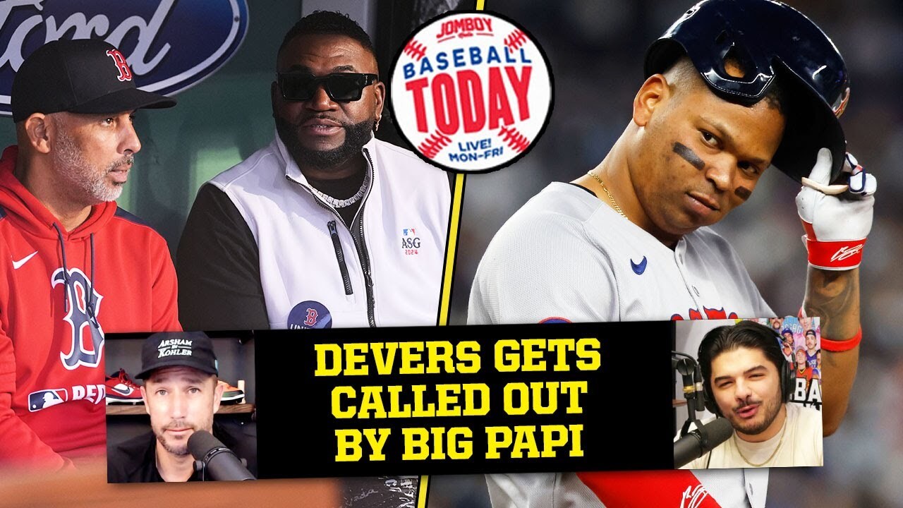 'Video thumbnail for Rafael Devers called out by David Ortiz after trade | Baseball Today'