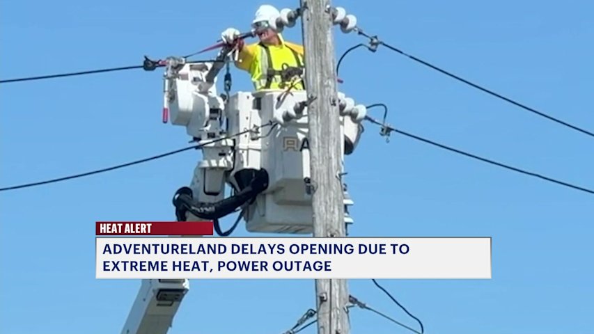 Video thumbnail for Adventureland remains closed due to power outage, extreme heat